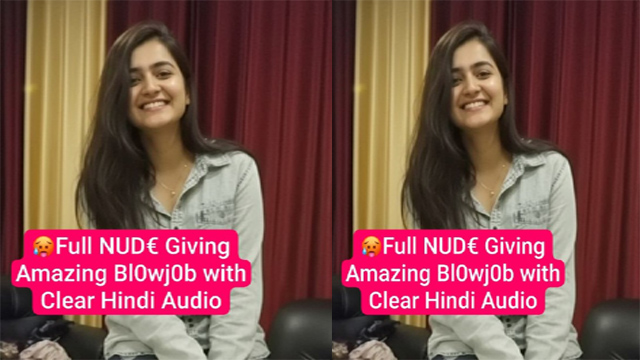 Desi Girl New Latest Viral Nude – Giving Amazing Blowjob – To Her Boyfriend Video