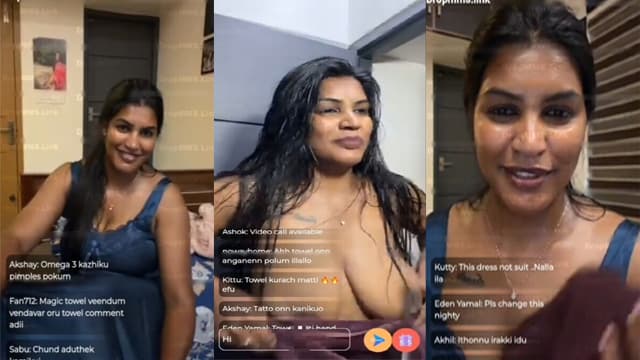 Mallu Reshma Rechu Nip Slip Extended Nude live
