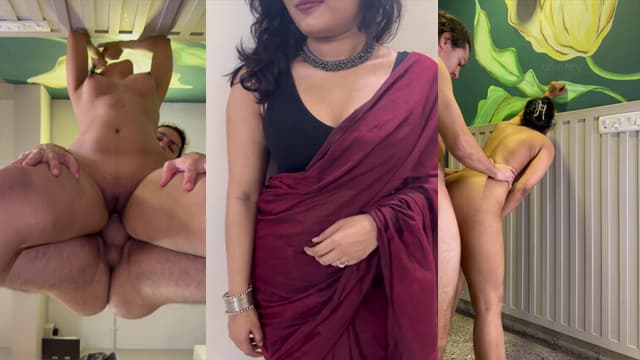 Indian Cuckold Couple Gets Creampied Fucking