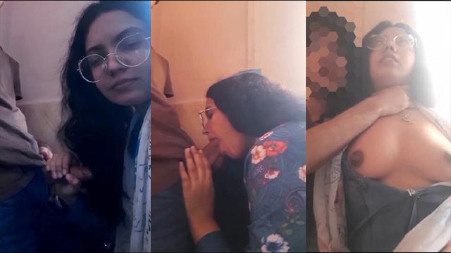 Desi College Teacher Affair Gets Blowjob And Fucking