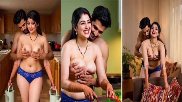 Bhabhi Boobs Presses His Nude Kinky Devar – AI Porn Video Free