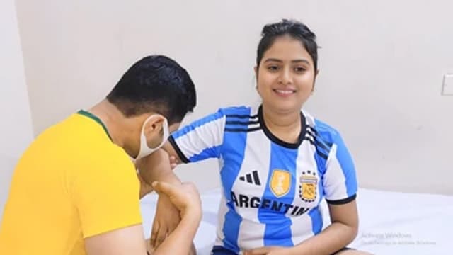 Argentina Supporting Girl Vs Brazil Supporting Boy Sex Competition