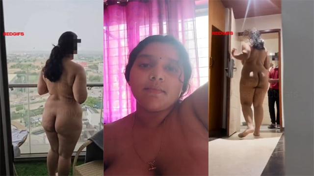 Horny Bhabi Doing Naked Dare With Delivery Guy Dick