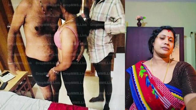 Theni Cuckold Wife Shared Threesome Deep Inside Hard Fuck